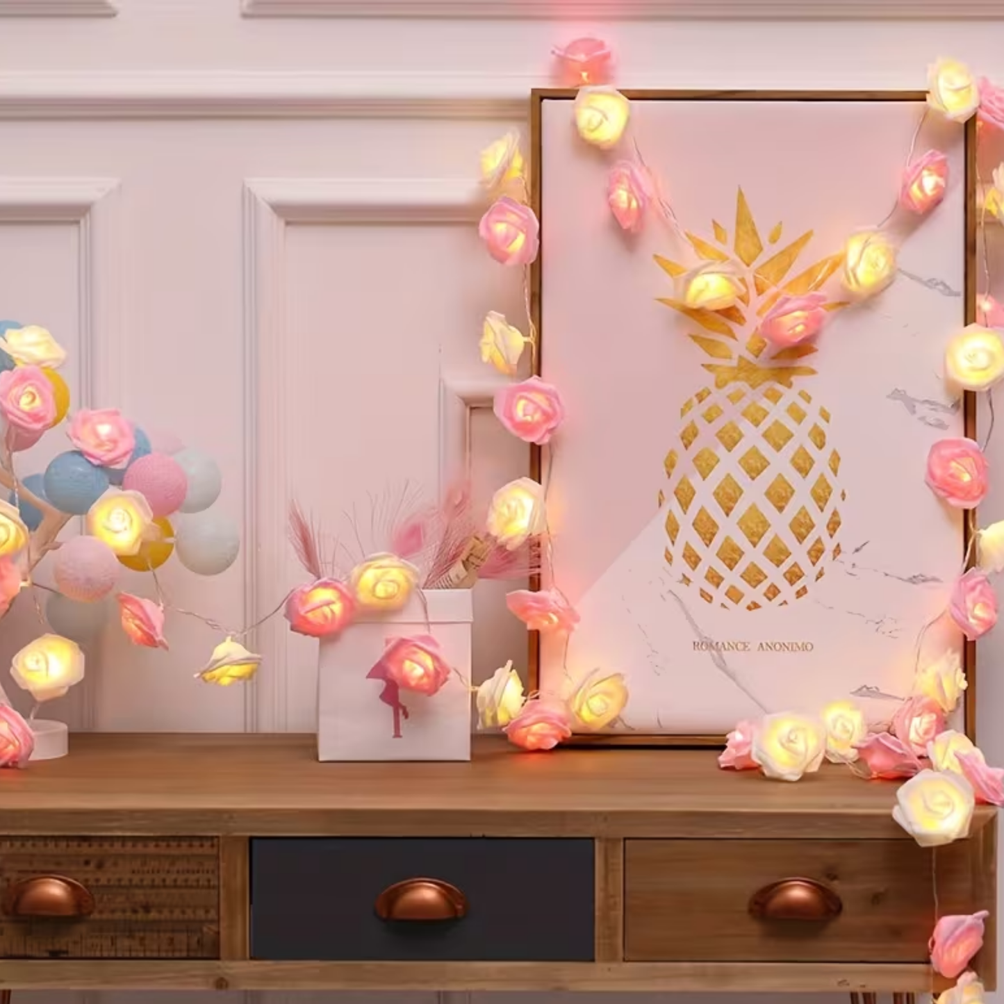 velure' roses and professional decoration